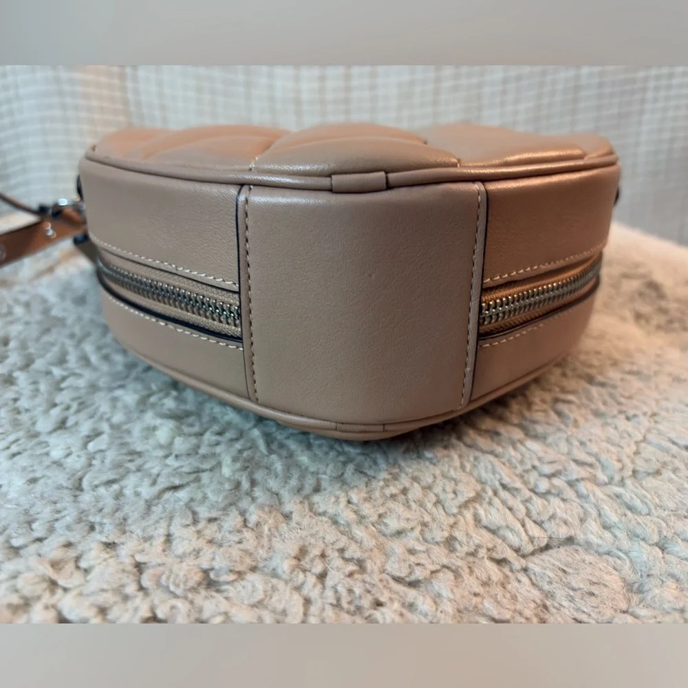 Coach Heart Crossbody
With Quilting in Buff Silver Hardware - Picture 5 of 9